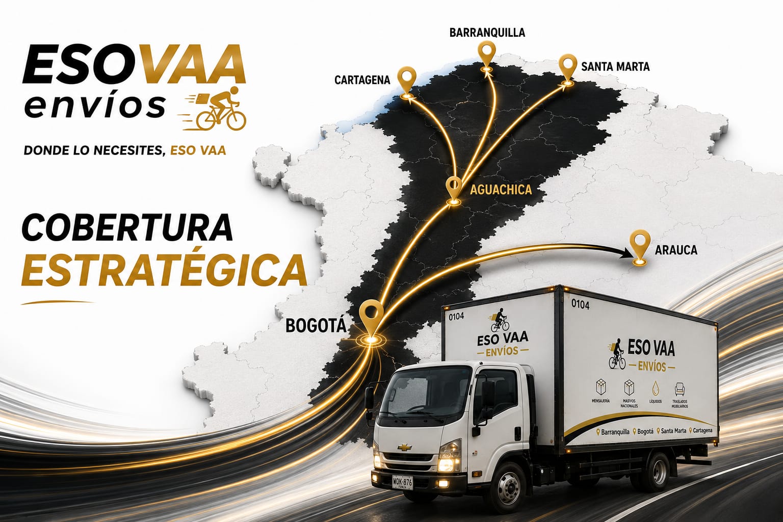 Mapa de cobertura ESO VAA Envíos